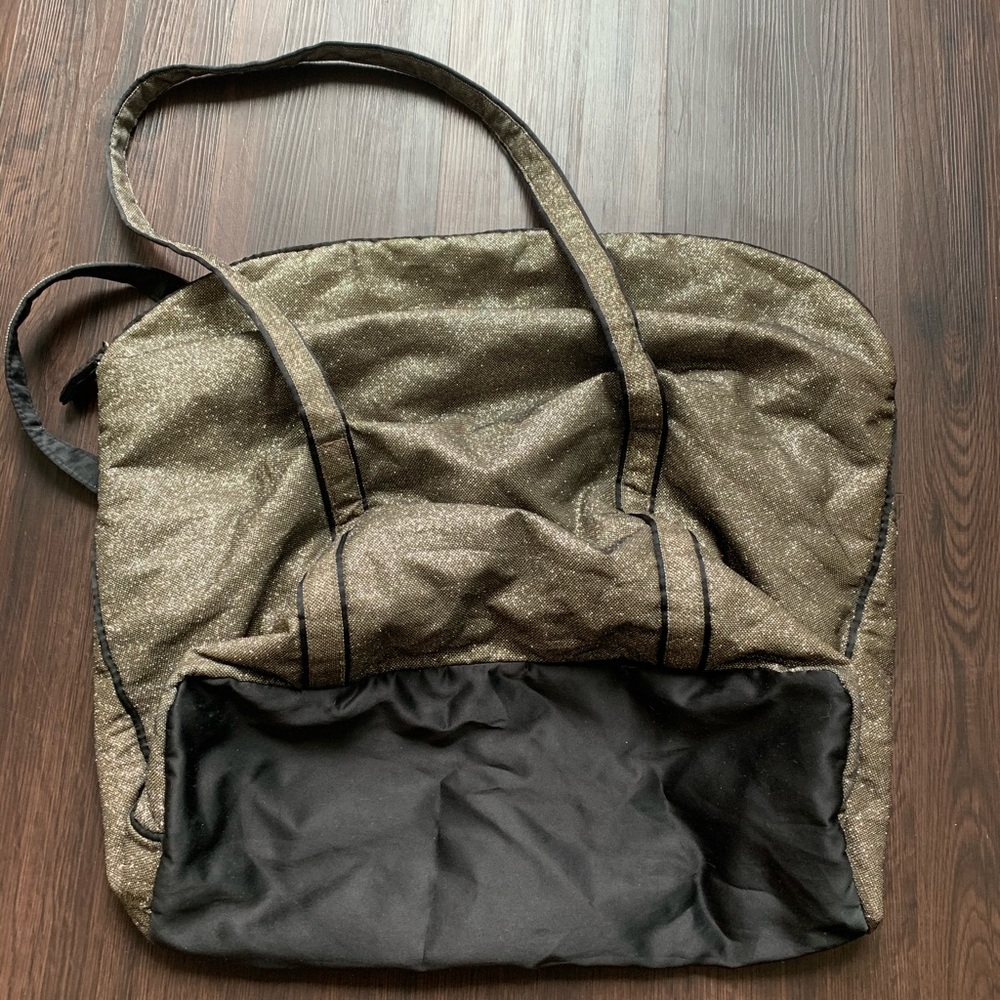 (SOLD) Victoria’s Secret Glittery Gold Tote - Picture 7 of 8
